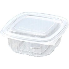 Merpak Ambalaj Plastik Sızdırmaz Kapaklı Kase 250 gr x 100'lü Plastik Saklama Kabı Kullan At Kase