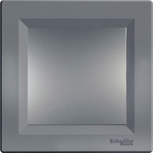 Schneider Electric Schneider Asfora Plus Çelik Tekli Anahtar Çerçeveli - EPH0100162
