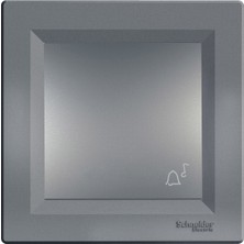 Schneider Electric Schneider Asfora Plus Çelik Zil Yaylı Anahtar Çerçeveli - EPH0800162