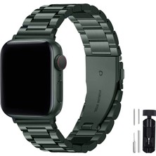 Kip GSM Apple Watch Uyumlu Kordon 38MM 40MM 41MM 42MM 44MM 45MM 49MM 1/2/3/4/5/6/se/7/8/ultra Metal Kordon Ayarlama Aparatlı