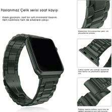 Kip GSM Apple Watch Uyumlu Kordon 38MM 40MM 41MM 42MM 44MM 45MM 49MM 1/2/3/4/5/6/se/7/8/ultra Metal Kordon Ayarlama Aparatlı