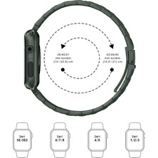 Kip GSM Apple Watch Uyumlu Kordon 38MM 40MM 41MM 42MM 44MM 45MM 49MM 1/2/3/4/5/6/se/7/8/ultra Metal Kordon Ayarlama Aparatlı