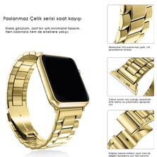 Kip GSM Apple Watch Ultra/Ultra 2 Kordon 49MM 44MM 45MM 42MM 41MM 40MM 38MM Metal Klasik Kordon Apple Watch Serisi 9 8 7 6 5 4 3 2 1 Se Titanyum Ayarlama Aparatlı Paslanmaz Kordon