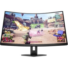 27 HP OMEN 27c QHD GAMING 35D67E9 CURVED 1000R 2560x1440 1ms 240Hz DISPLAY HDMI PORTVESA, EYECARE, YÜKSEKLİK AYARLANABİLİR MONITOR