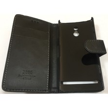 İksir Sony Xperia P LT22I Kartlıklı Cüzdan Kapaklı Kılıf