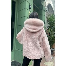 Lava Design Kadın Ceket Hakiki Kürk Pembe