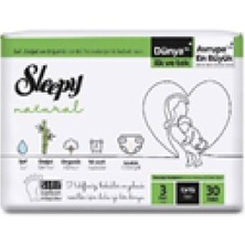 Sleepy 3 Numara Bebek Bezi 30'lu