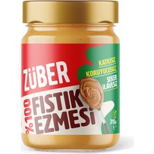 Züber %100 Fıstık Ezmesi 315 G  (  4  Adet  )