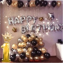Çıtı Pıtı Store Happy Birthday Doğum Günü Balonu Seti Lüks Set