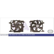 Kale Fan Motoru Pervaneli Clio Ii-Kng 97 Mgn I-Scenic I 99-03 Ac