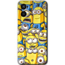 Ankacep Oppo A36 Kılıf Hd Desen Baskılı Arka Kapak - Minion Ordusu
