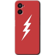 Ankacep Oppo A76 Kılıf Hd Desen Baskılı Arka Kapak - Flash Logo