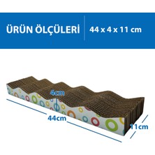 Herniks Doğal Kedi Otlu Kedi Tırmalama Kartonu 44 Cm HR2020C