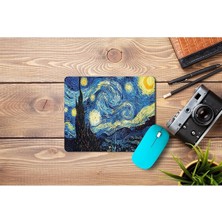 Van Gogh Yıldızlı Starry Night Gece Mouse Pad