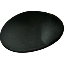 Bilek Destekli Siyah Renkli Baskılı Oval Mouse Pad