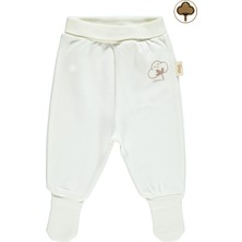 Civil Baby Bebek Organik Çoraptolon 1-9 Ay Ekru