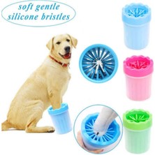 Soft & Gentle Soft Gentle Silikon Jel Fırçalı Köpek Pati Yıkama Aparatı Büyük