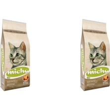 Micho Tavuklu Yetişkin Kedi Maması Orijinal Kapalı Ambalaj 2 Paket x 3 kg Toplam 6 Kg.