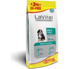 La Vital Lavital Somonlu Büyük Irk Yavru Köpek Maması 12 3kg