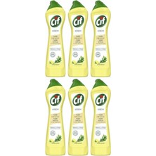 Cif Limon Kokulu 500 ml 6 Adet Krem Temizleyici