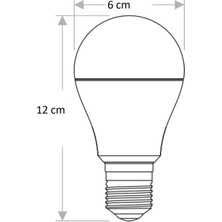 Ct-4259 12w/6400k Sensörlü Led Ampul Beyaz