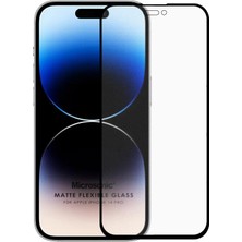 Microsonic Apple iPhone 14 Pro Seramik Matte Flexible Ekran Koruyucu Siyah