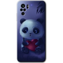 Ankacep Poco M5S Kılıf Hd Desen Baskılı Arka Kapak - Bebek Panda