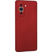 Microsonic Matte Silicone Huawei Nova 10 Pro Kılıf Kırmızı