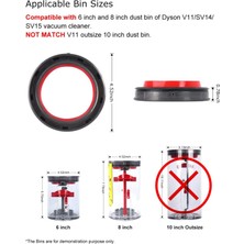 Galaxxy V11 SV14 SV15 İçin Elektrikli Süpürge-Toz Kutusu Üst Sabit Sızdırmazlık Halkası Değiştirme Ataşmanı Yedek Parça Yeni Aksesuarlar (Yurt Dışından)