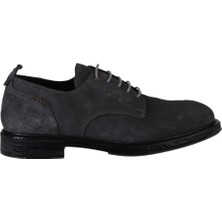 Bueno Shoes Gri Süet Erkek Klasik Ayakkabı