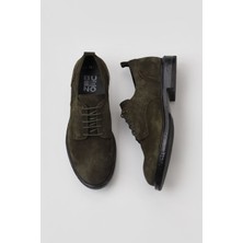 Bueno Shoes Haki Süet Erkek Klasik Ayakkabı