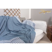 Skyrose Natural Pamuklu Koltuk Örtüsü 170 x 210 Koltuk Şalı