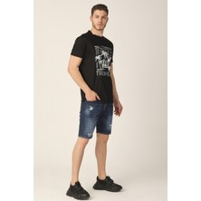 Alexander Gardi Regular Fit Jean Şort (21-Cmlsrt)
