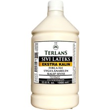 Terlans Ekstra Kalın Sıvı Lateks 1000 ml Fırça ile Sürülebilir Kalıp Sıvısı Thick Liquid Latex