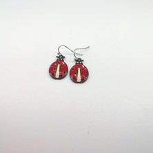 Tedz Collection Ladybug Pin Küpe