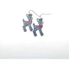 Tedz Collection Bambi Pin Küpe