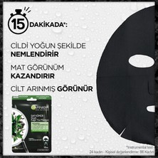 Garnier Siyah Çay Kömürlü Kağıt Yüz Maskesi