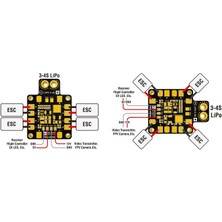 Robocombo Matek XT60 Bec 5V 12V Esc Güç Dağıtım Kartı