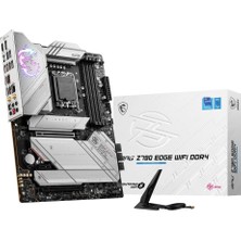 MSI MB MPG Z790 EDGE WIFI DDR4 SOKET 1700 DDR4 5333MHZ(OC) 5XM.2 USB3.2 HDMI DP 1x2.5G LAN WI-FI 6E ATX ANAKART