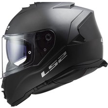 LS2 Motosiklet Kaskı Ls2 Storm Mat Siyah Kask Kapalı Motosiklet Kask