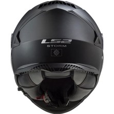 LS2 Motosiklet Kaskı Ls2 Storm Mat Siyah Kask Kapalı Motosiklet Kask