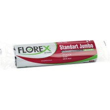 Florex Standart Jumbo Boy Çöp Torbası Siyah 80 x 110 cm 3 x 10'lu