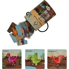 Furya Dinozorlar 4 Paraçalı Yap Boz Puzzle