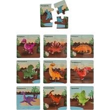 Furya Dinozorlar 4 Paraçalı Yap Boz Puzzle