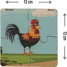Furya Çiftlik Hayvanları 4 Parçalı Yap-Boz Puzzle