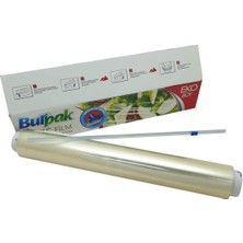 Burpak Sarı Şeffaf Mutfak Rulo Streç Film Folyo - 45 Cm. x 166 Metre - 9 Mikron - Gıdaya Uygun - 5 Paket