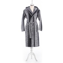 Özdilek Hawai Ocre Kadife Kapüşonlu Bornoz L Beden