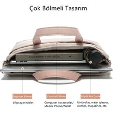 Xcspace Apple Huawei Macbook İçin Uygun Dizüstü Bilgisayar Çantası Orta Boyut 13.3-14 Inç (Yurt Dışından)