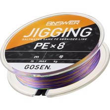 Gosen Jigging Answer Pe 8 Örgü Jig ve Tai Rubber Ipi 300MT Multi