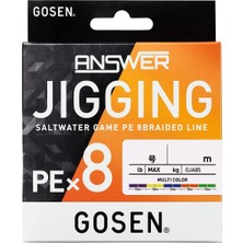 Gosen Jigging Answer Pe 8 Örgü Jig ve Tai Rubber Ipi 300MT Multi